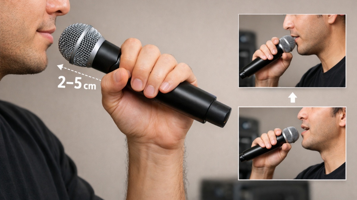 Cách chỉnh micro Shure bước 1
