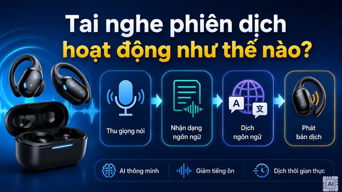 Tai nghe phiên dịch hoạt động như thế nào