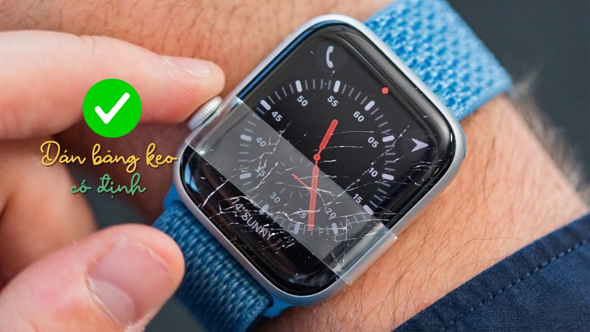 Các bước xử lý và sửa chữa đồng hồ thông minh bị vỡ màn hình bước 2