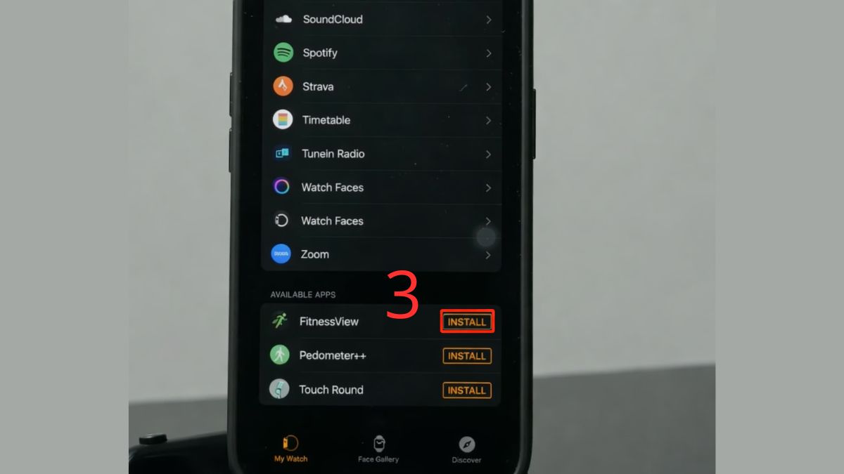 Cách tải game thông qua điện thoại kết nối trên đồng hồ thông minh 3