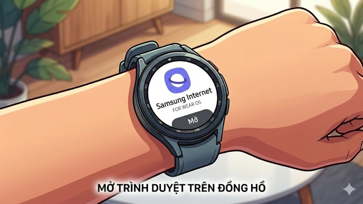 Hướng dẫn cách tải YouTube trên đồng hồ thông minh bước 1