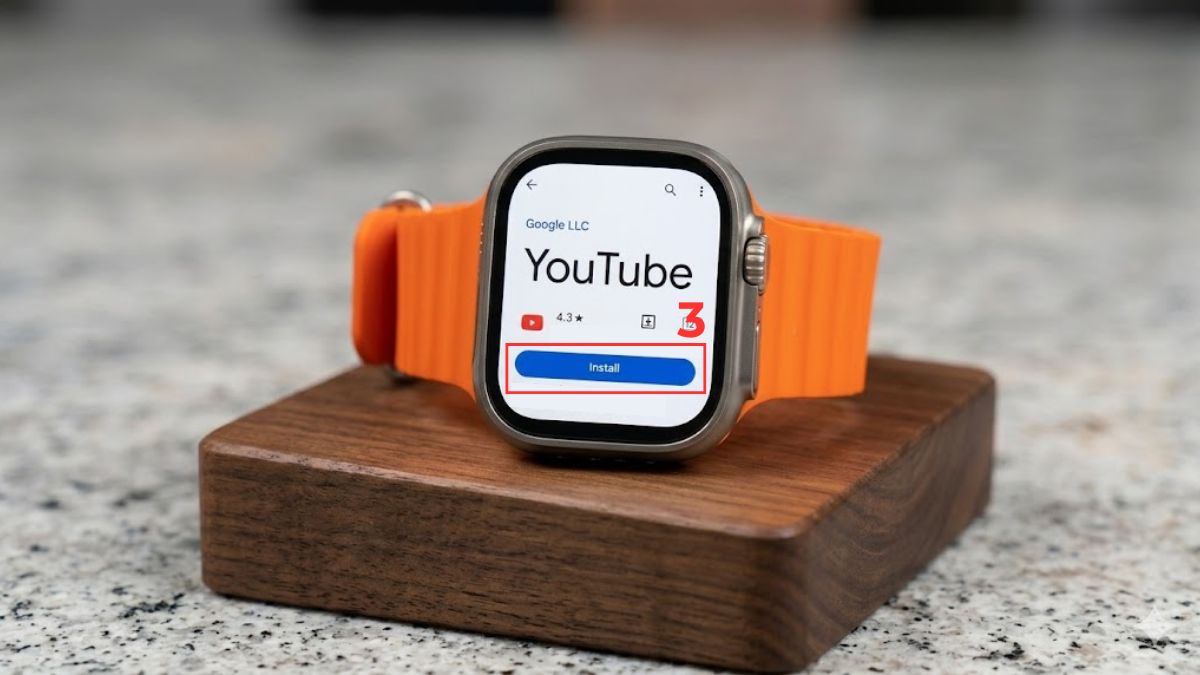 Hướng dẫn cách tải YouTube trên đồng hồ thông minh bước 7