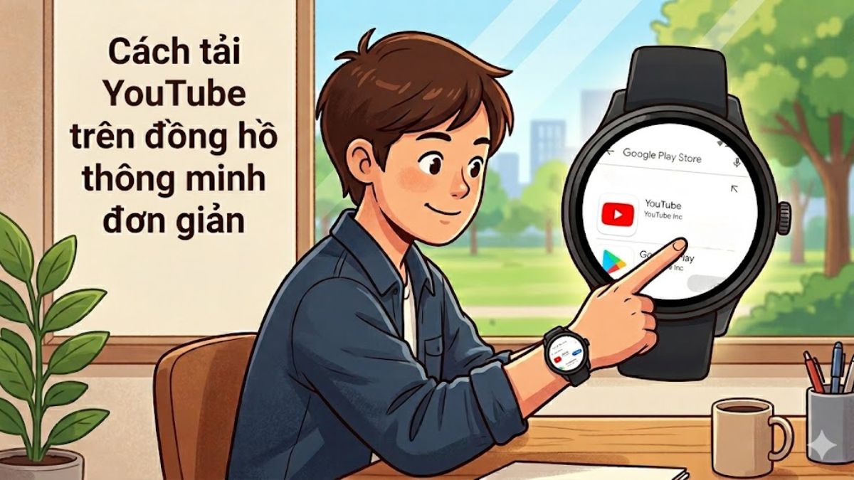 Cách tải Youtube trên đồng hồ thông minh đơn giản
