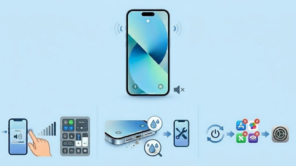 Tại sao âm thanh khóa màn hình iPhone bị nhỏ? Cách khắc phục 