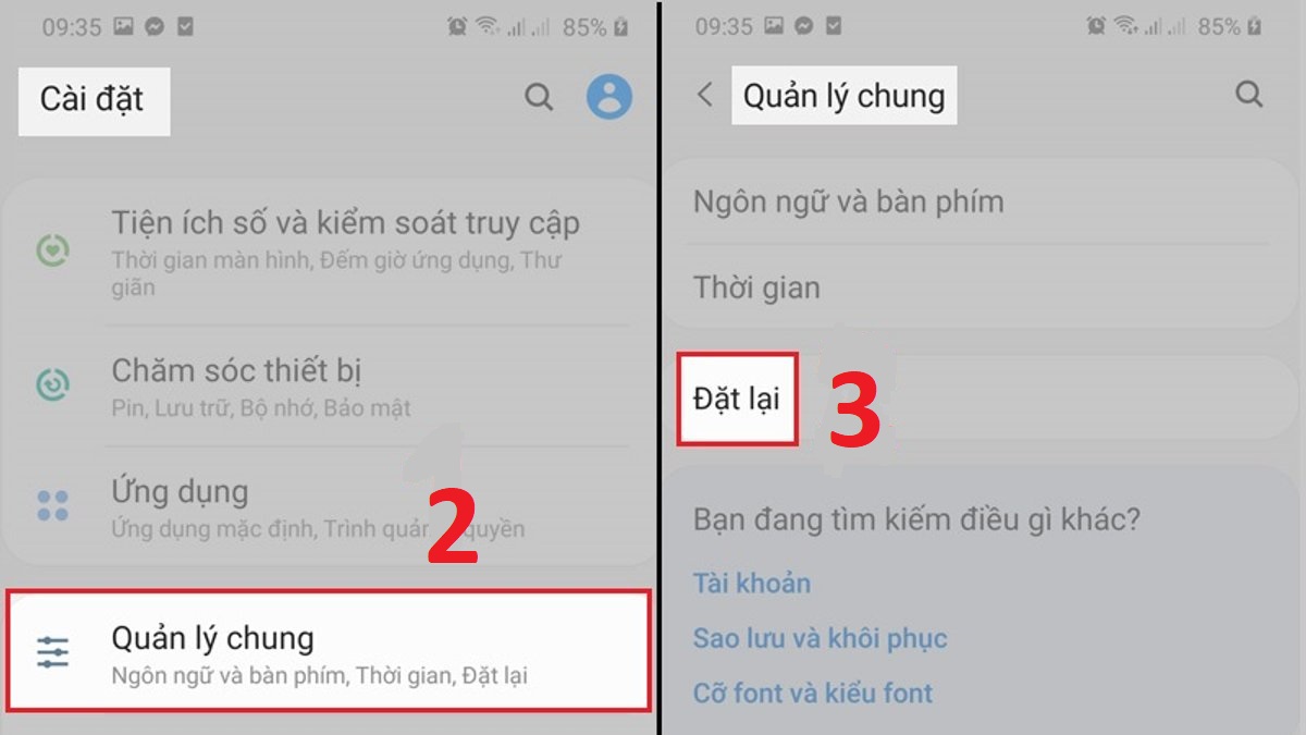 Xác minh lại các thiết lập âm thanh hệ thống trên thiết bị bước 2