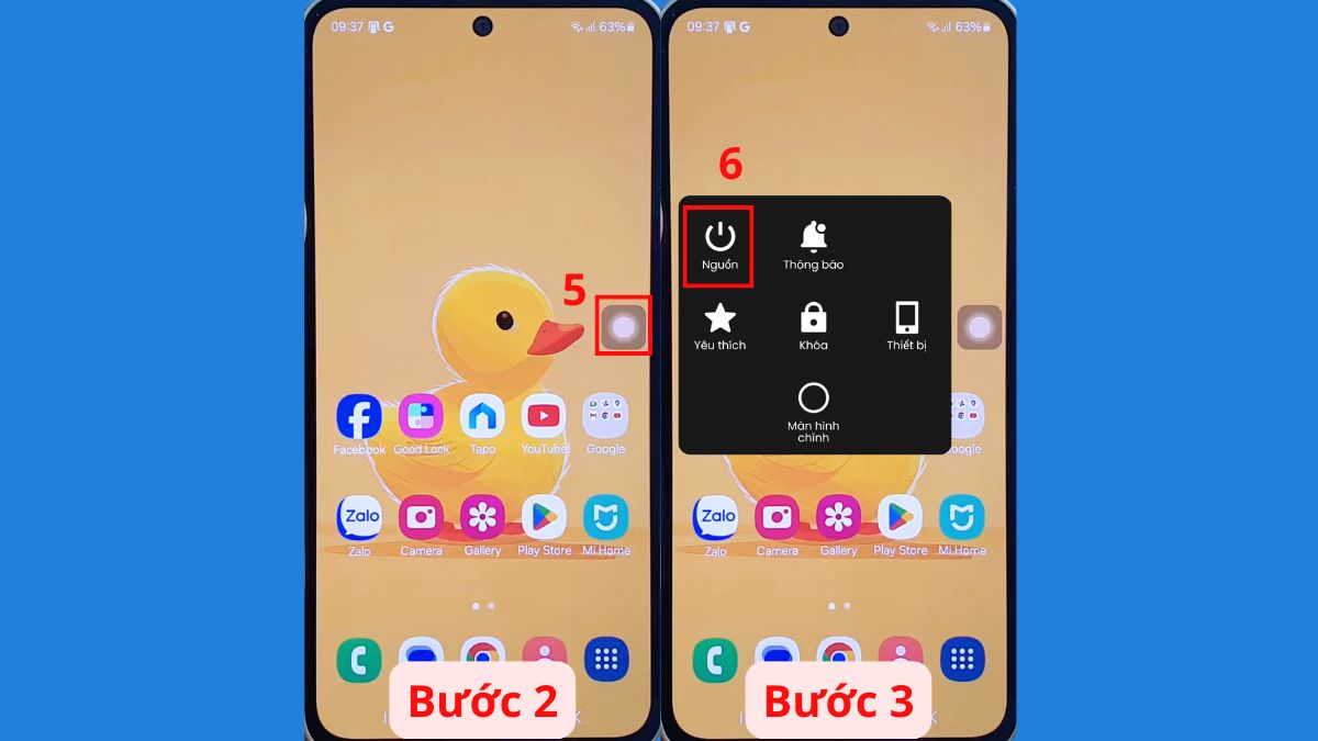 Tắt nguồn Android bằng phần mềm Easy Touch bước 3