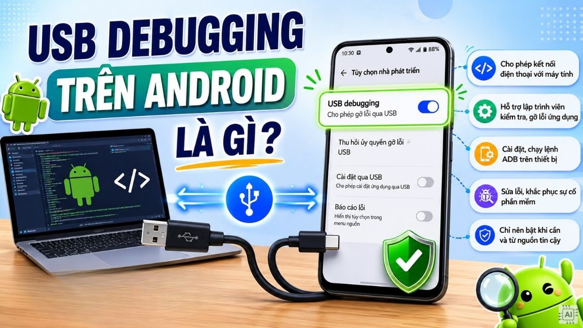 USB Debugging trên Android là gì