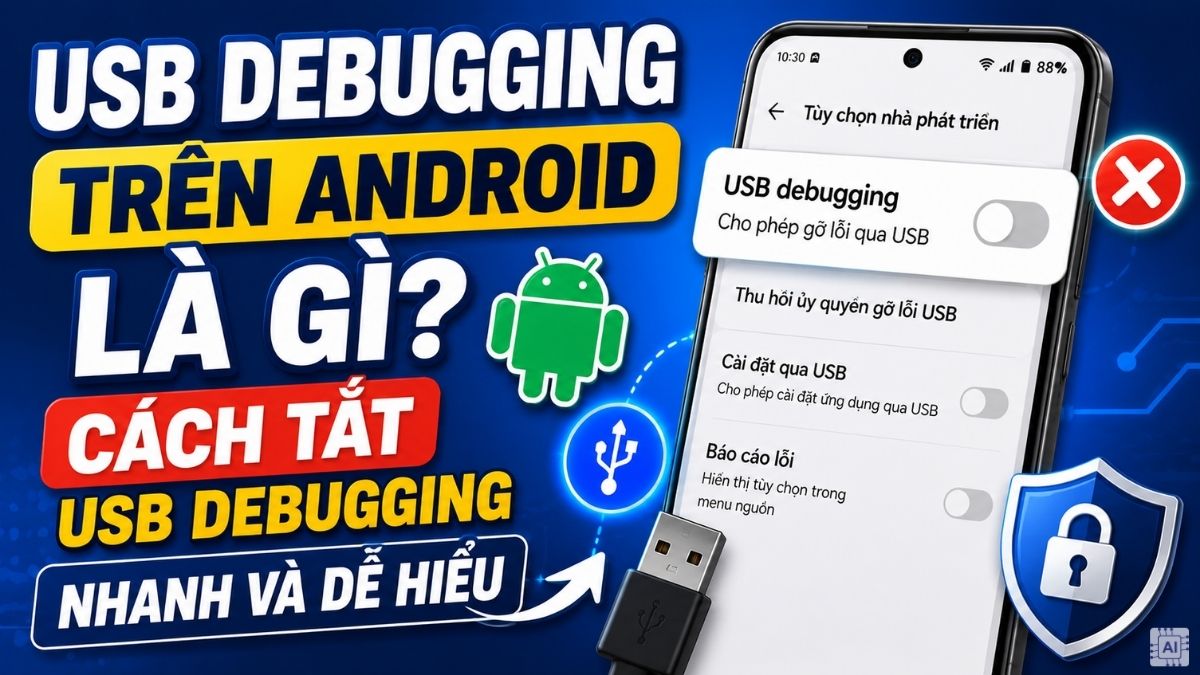 USB Debugging là gì? Cách tắt USB Debugging trên Android