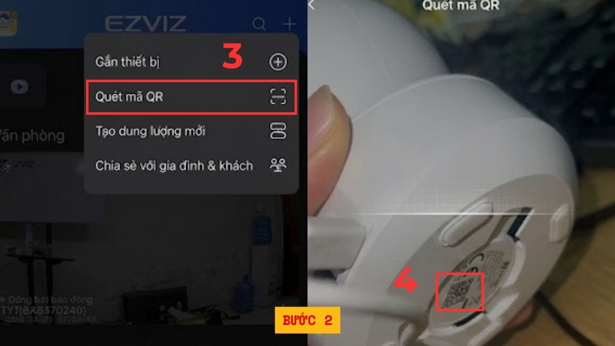 Cách thêm camera Ezviz thứ 2, thứ 3 vào cùng một điện thoại bước 2