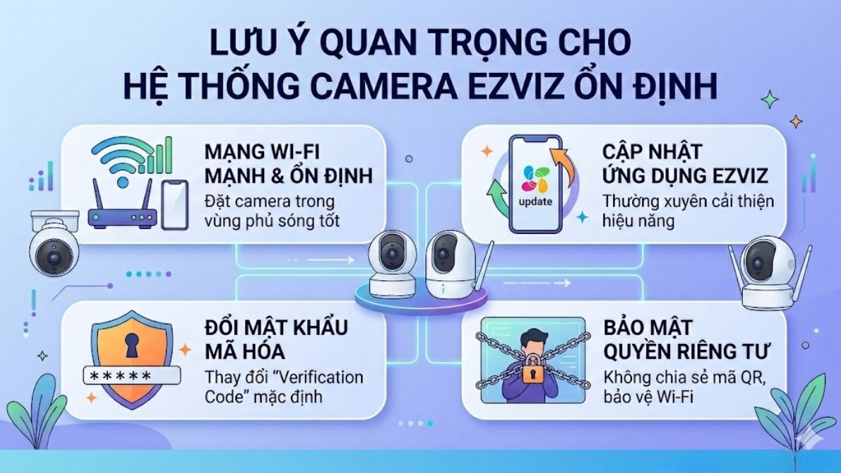 Những lưu ý quan trọng để hệ thống hoạt động ổn định