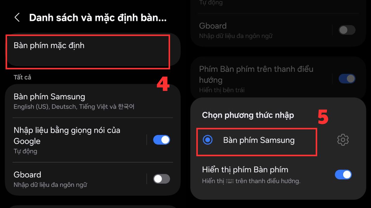 Hướng dẫn đổi sang Samsung Keyboard bước 3