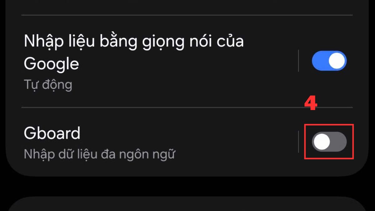 Hướng dẫn đổi sang Gboard bước 3