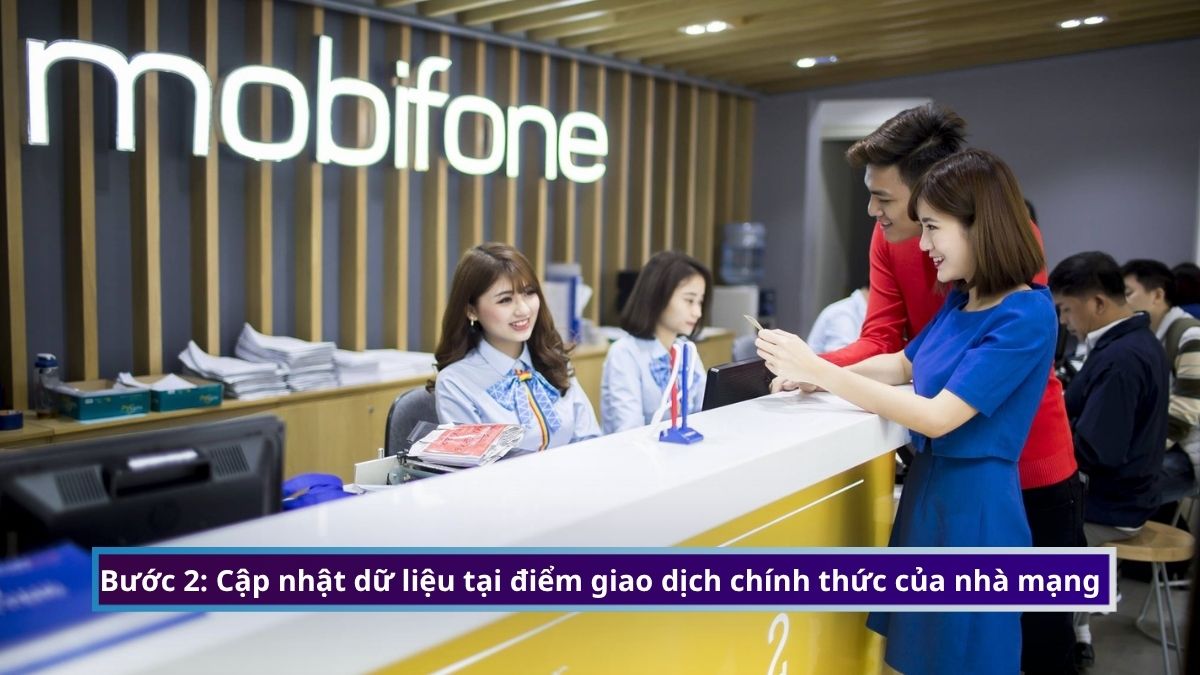 Sửa lỗi lệch thông tin thuê bao với CCCD bước 2