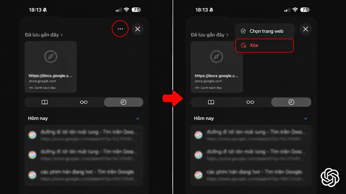 Cách xóa lịch sử duyệt web Safari trên iPhone bước 2