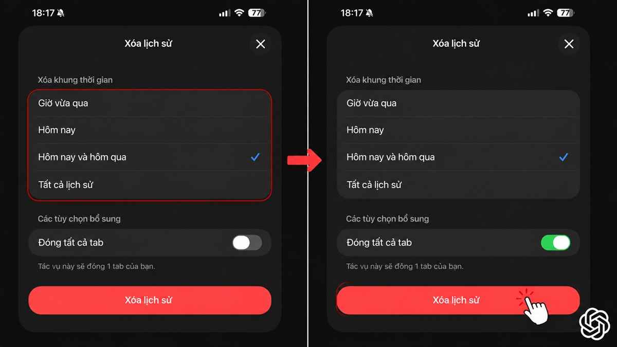 Cách xóa lịch sử duyệt web Safari trên iPhone bước 3