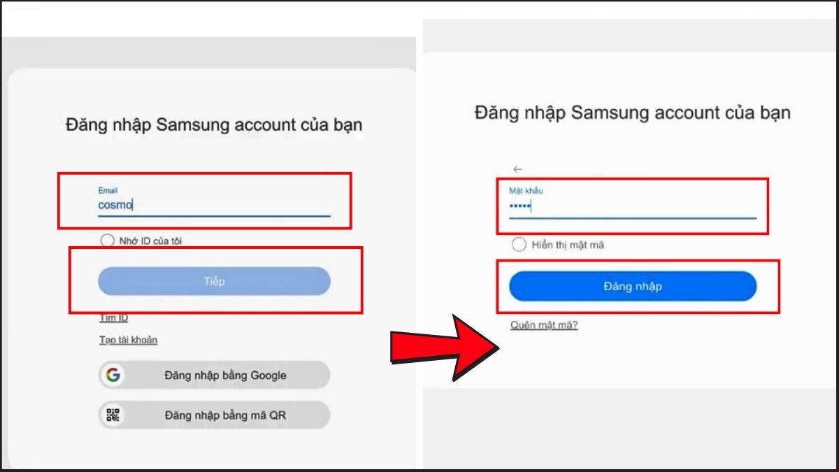 Cách xóa mật khẩu điện thoại Samsung từ xa bằng Samsung Find bước 2