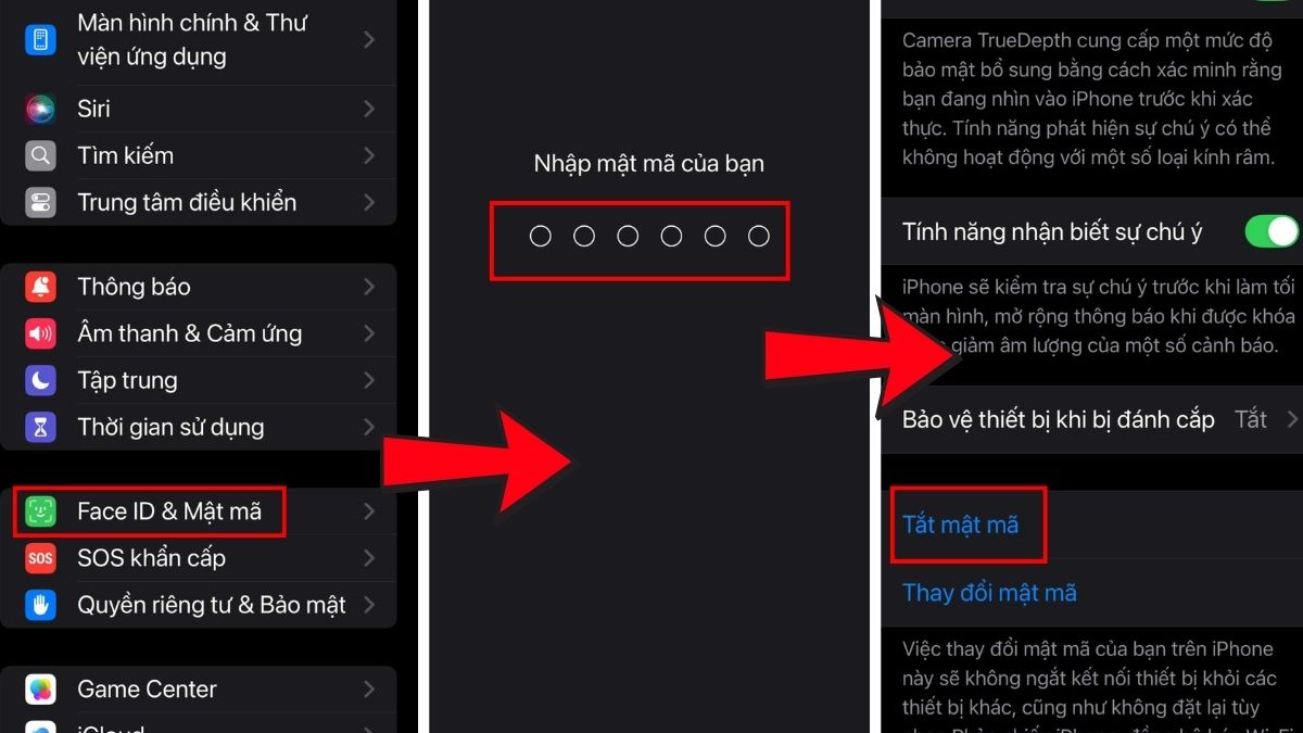 Cách xóa mật khẩu màn hình iPhone khi nhớ mật khẩu