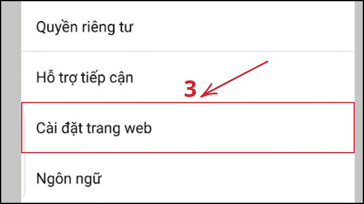 Tắt thông báo quảng cáo từ Chrome bước 3