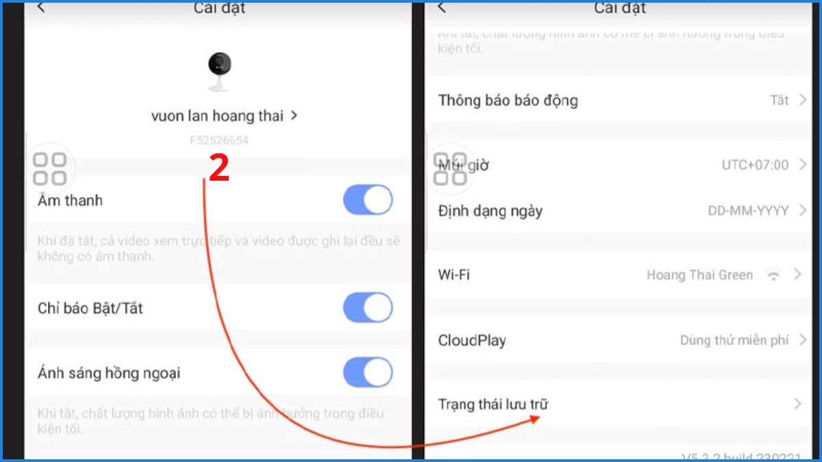 Cách xóa video trên camera EZVIZ trên điện thoại bước 2