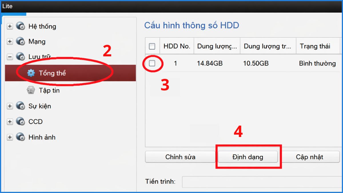 Cách xóa video EZVIZ trên máy tính/laptop bằng phần mềm iVMS-4200 bước 2