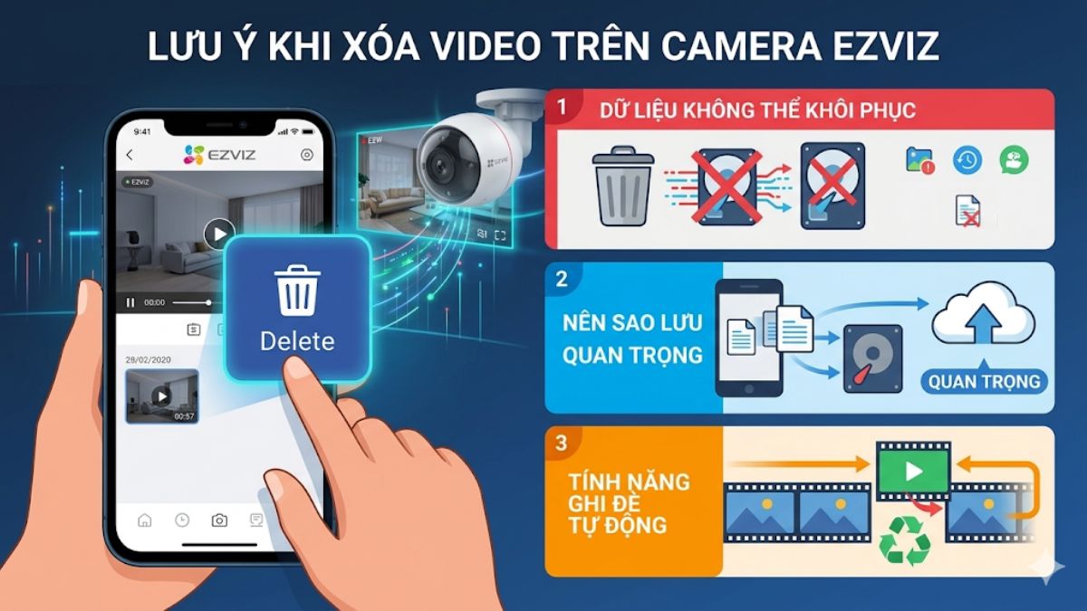 Những điều cần lưu ý khi thực hiện xóa video