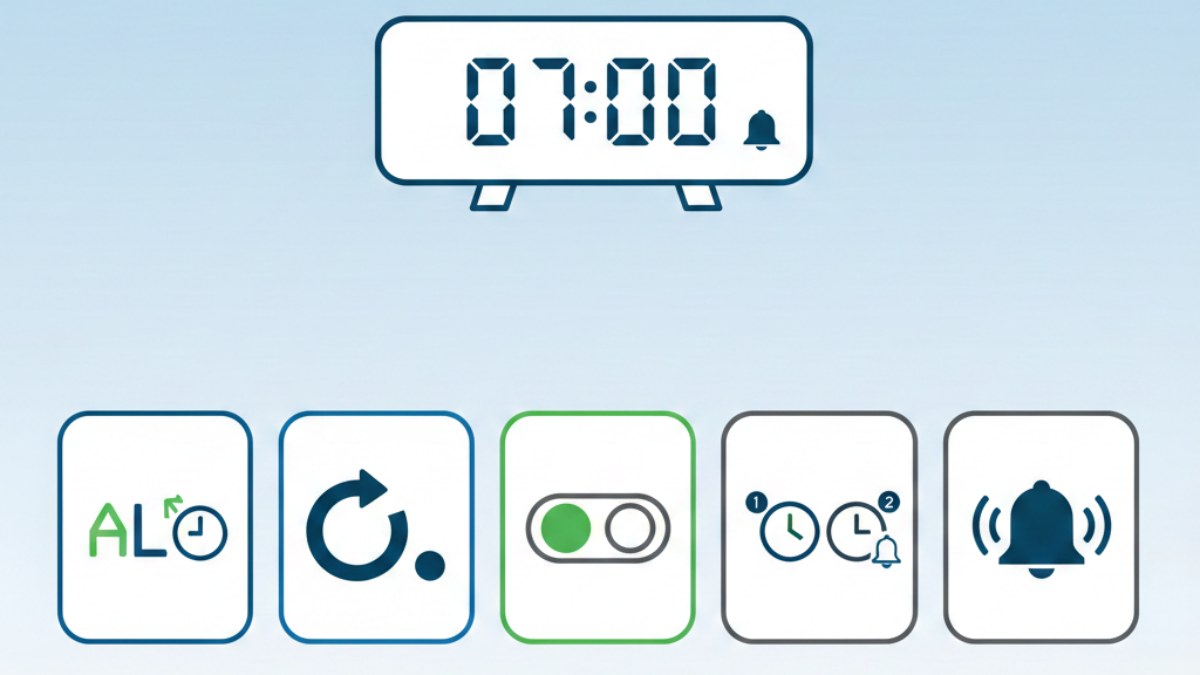 Giải mã các ký hiệu báo thức điện tử thường gặp