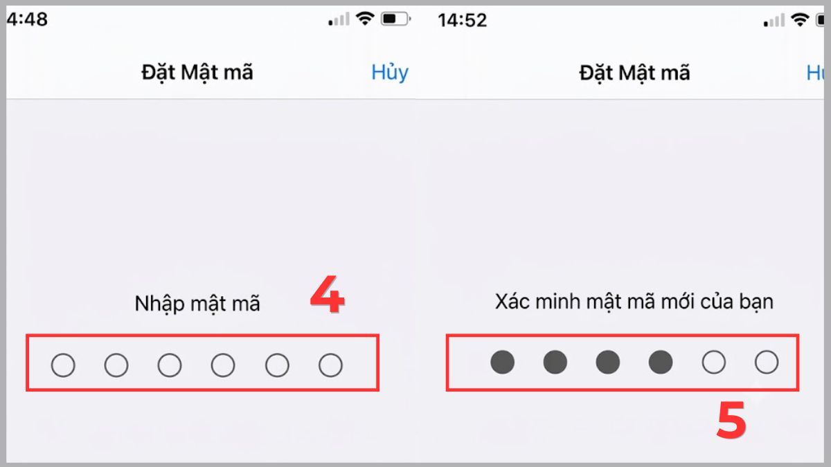 Cách cài đặt khóa màn hình iPhone bước 3