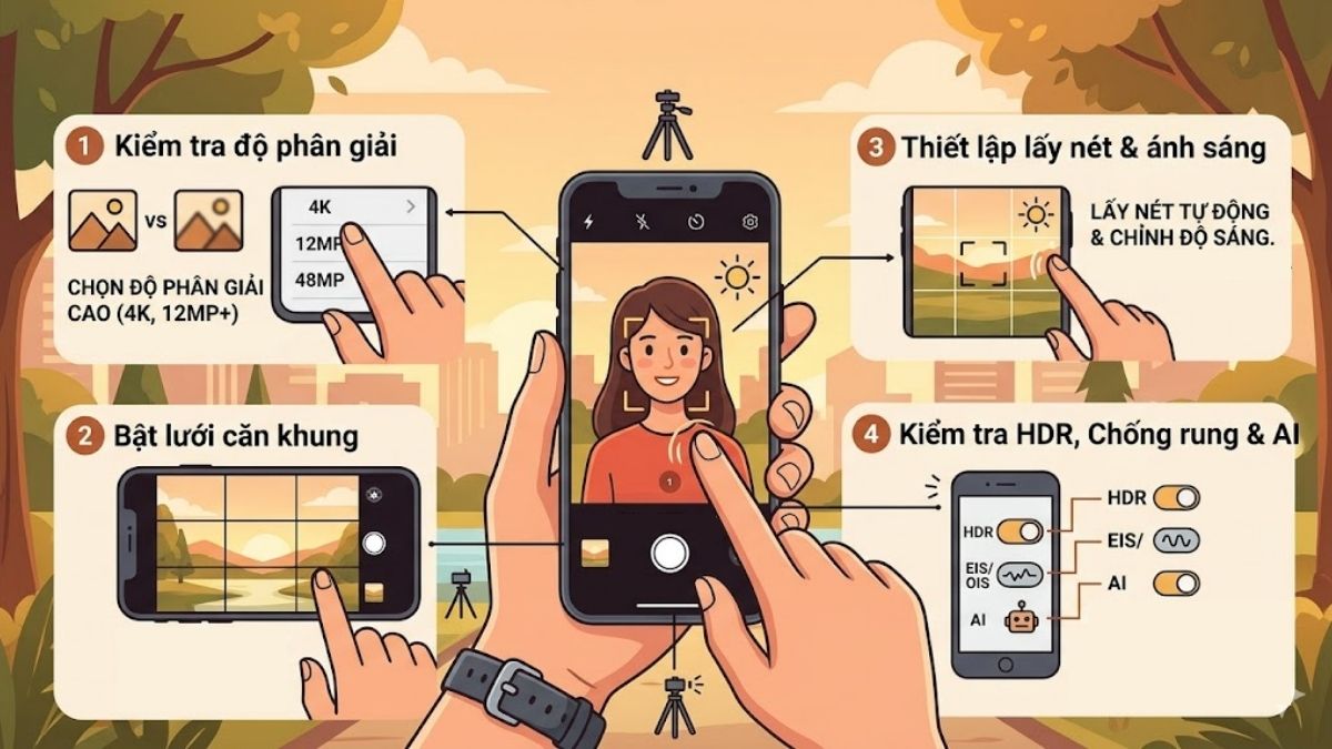 Cần kiểm tra những gì trước khi cài đặt máy ảnh trên điện thoại