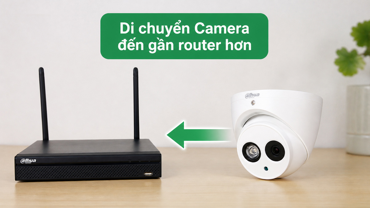 Tín hiệu Wifi quá yếu hoặc chập chờn