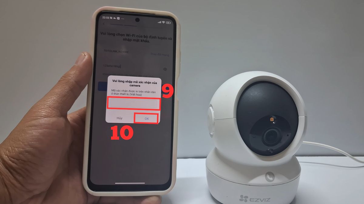 Các bước khắc phục lỗi camera EZVIZ bị ngoại tuyến tại nhà bước 8
