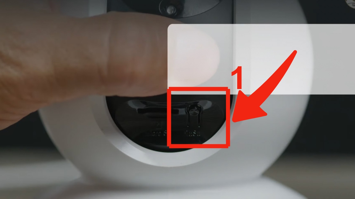Cách khắc phục lỗi không reset được camera EZVIZ bước 1 