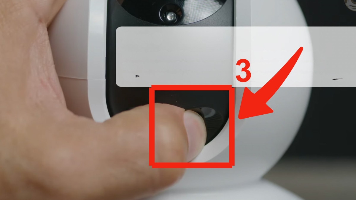 Cách khắc phục lỗi không reset được camera EZVIZ bước 3