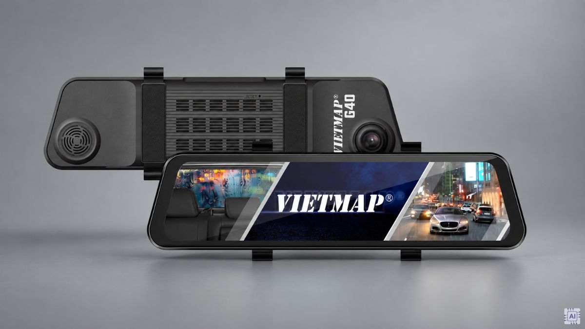 Camera hành trình gương Vietmap G40
