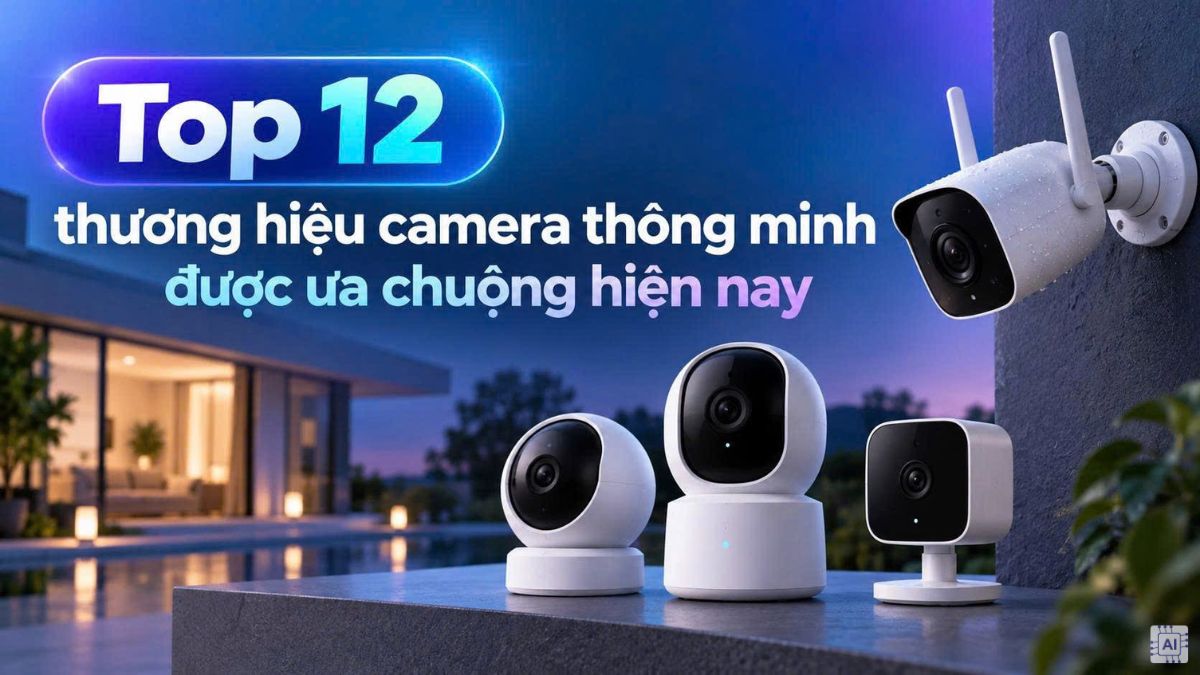 Top 12 thương hiệu camera thông minh được ưa chuộng hiện nay