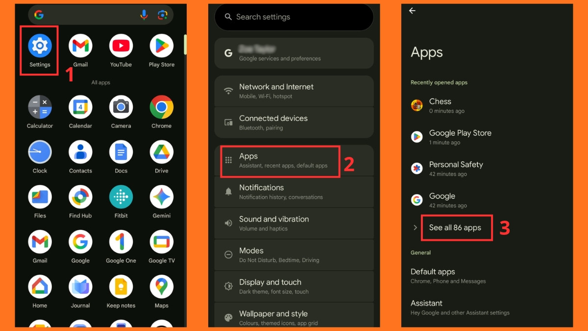 Xóa dịch vụ của Google Play và thiết lập lại