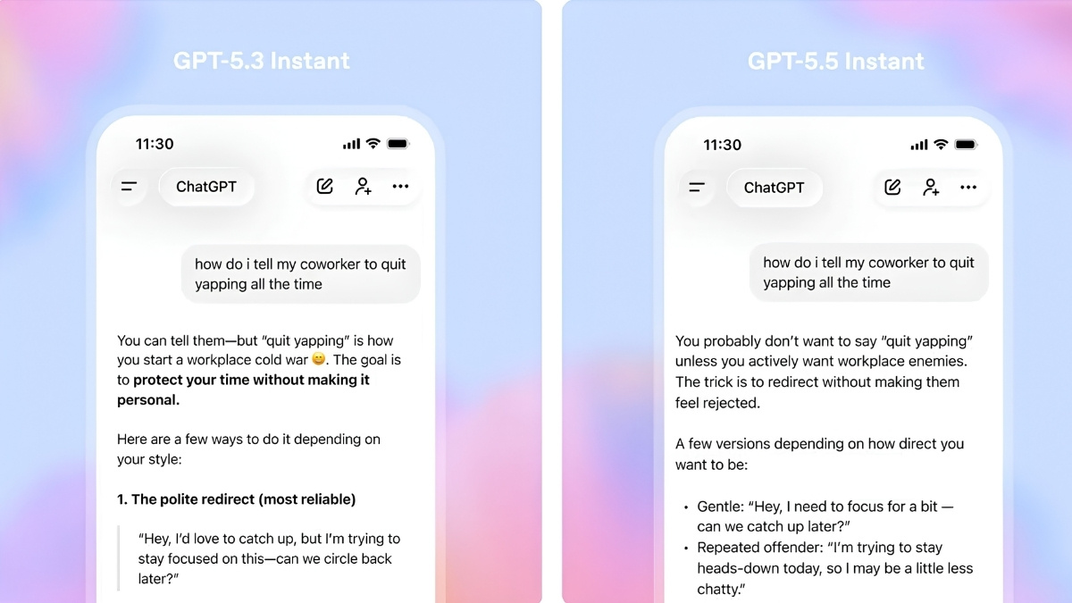 GPT-5.5 Instant trả lời rõ ràng và ít sai hơn