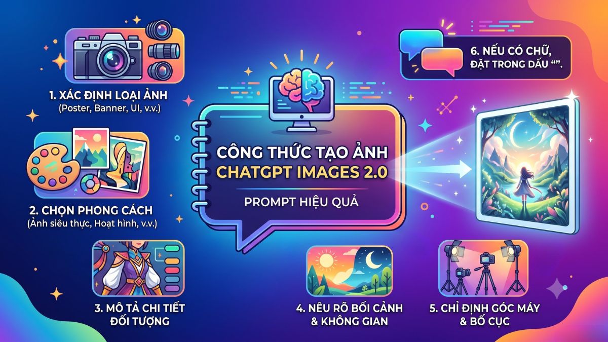 Công thức tạo ảnh bằng ChatGPT Images 2.0 prompt hiệu quả