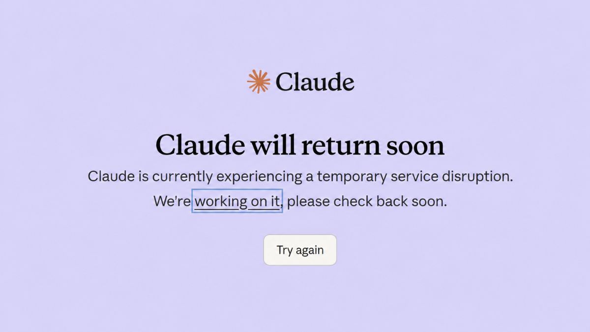 Các dấu hiệu cho thấy Claude đang gặp sự cố