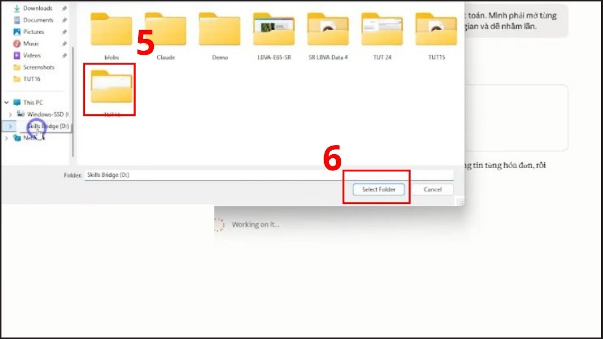Cách gom file phân tán thành một nguồn dữ liệu tập trung bước 3