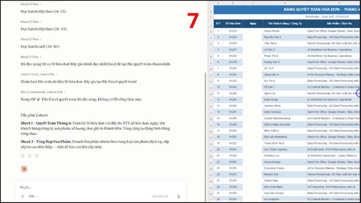 Cách gom file phân tán thành một nguồn dữ liệu tập trung bước 4