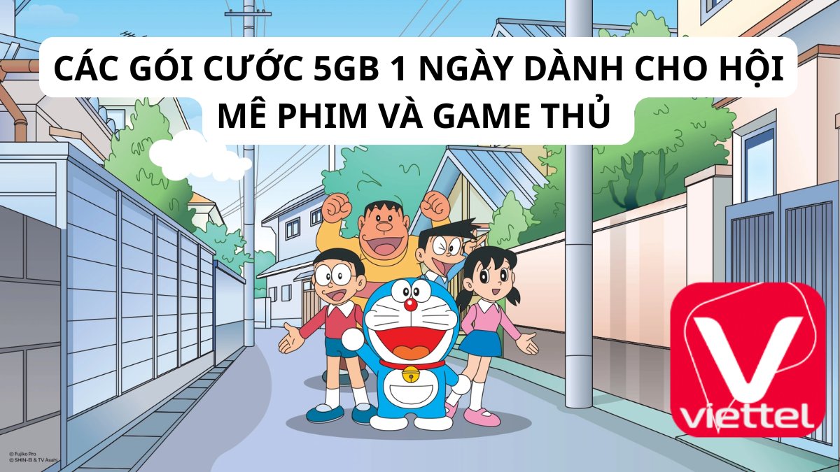 Các gói cước 4GB 1 ngày dành cho hội mê phim và game thủ 