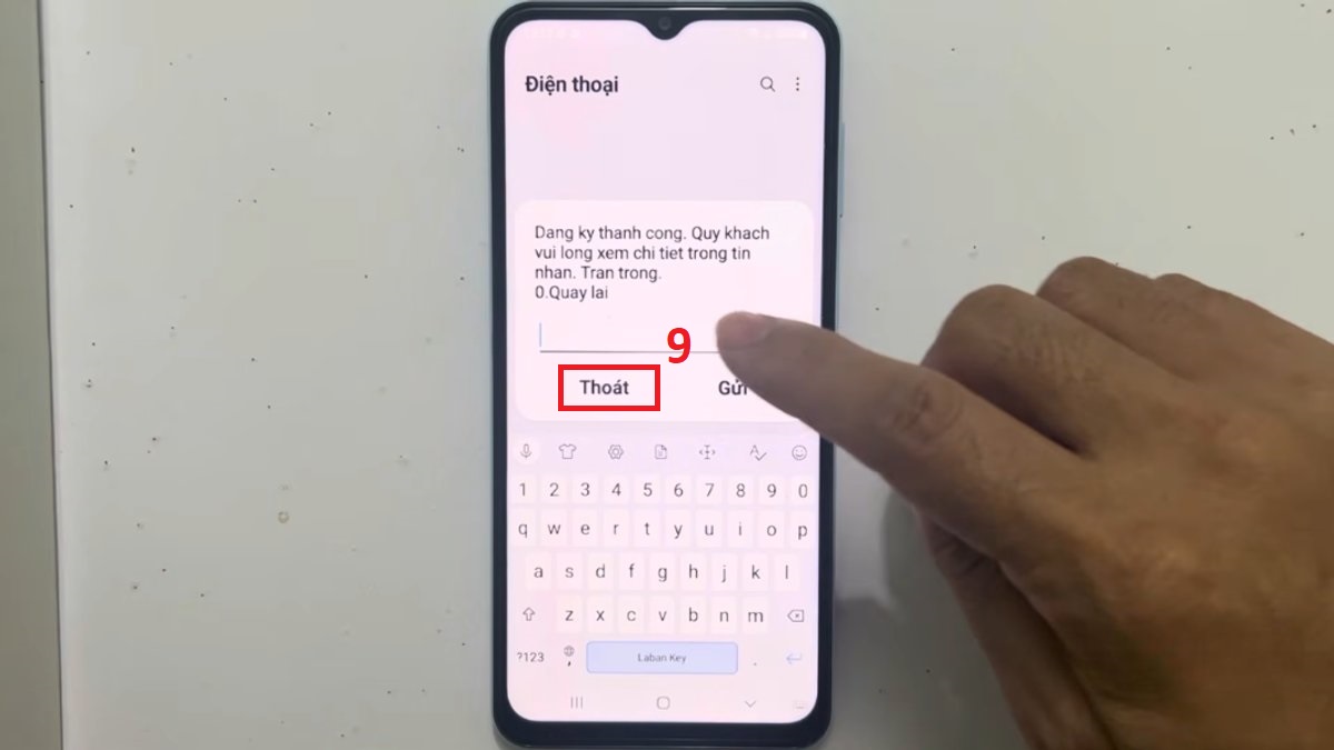 Cách đăng ký 5G Viettel 1 ngày qua USSD bước 5
