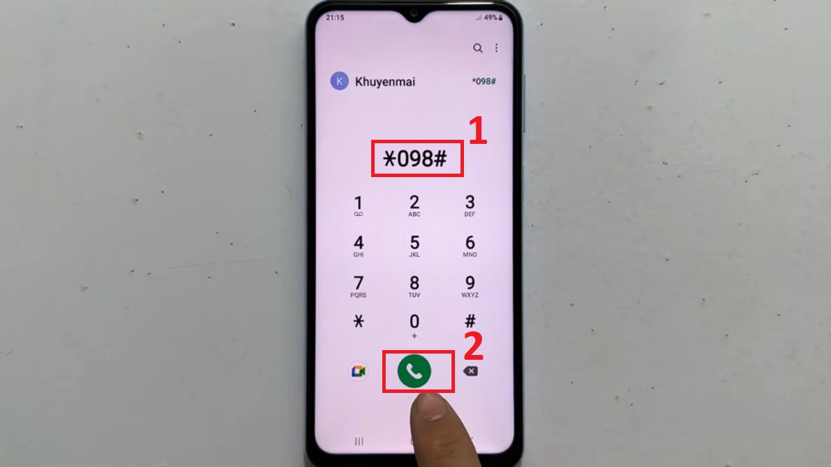 Cách đăng ký 5G Viettel 1 ngày qua USSD bước 1