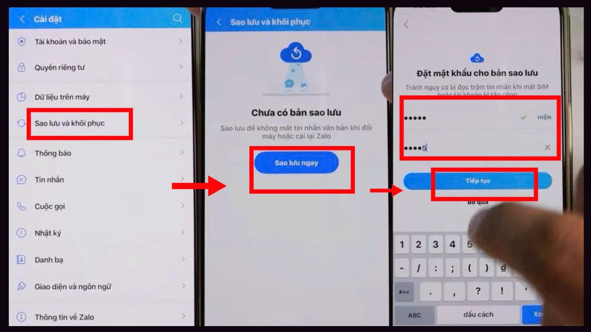 Cách đăng xuất Zalo không bị mất tin nhắn bước 2