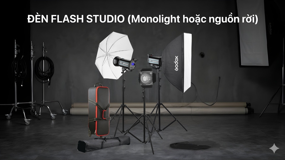 Đèn flash studio