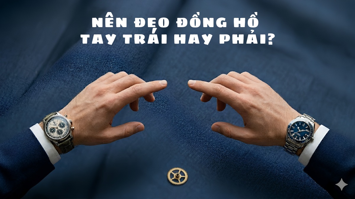 Nên đeo đồng hồ tay trái hay phải? Quy tắc theo phong thủy