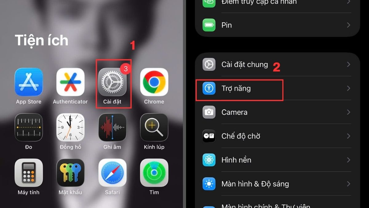 Kiểm tra chế độ thu/phóng màn hình (Áp dụng cho iPhone)