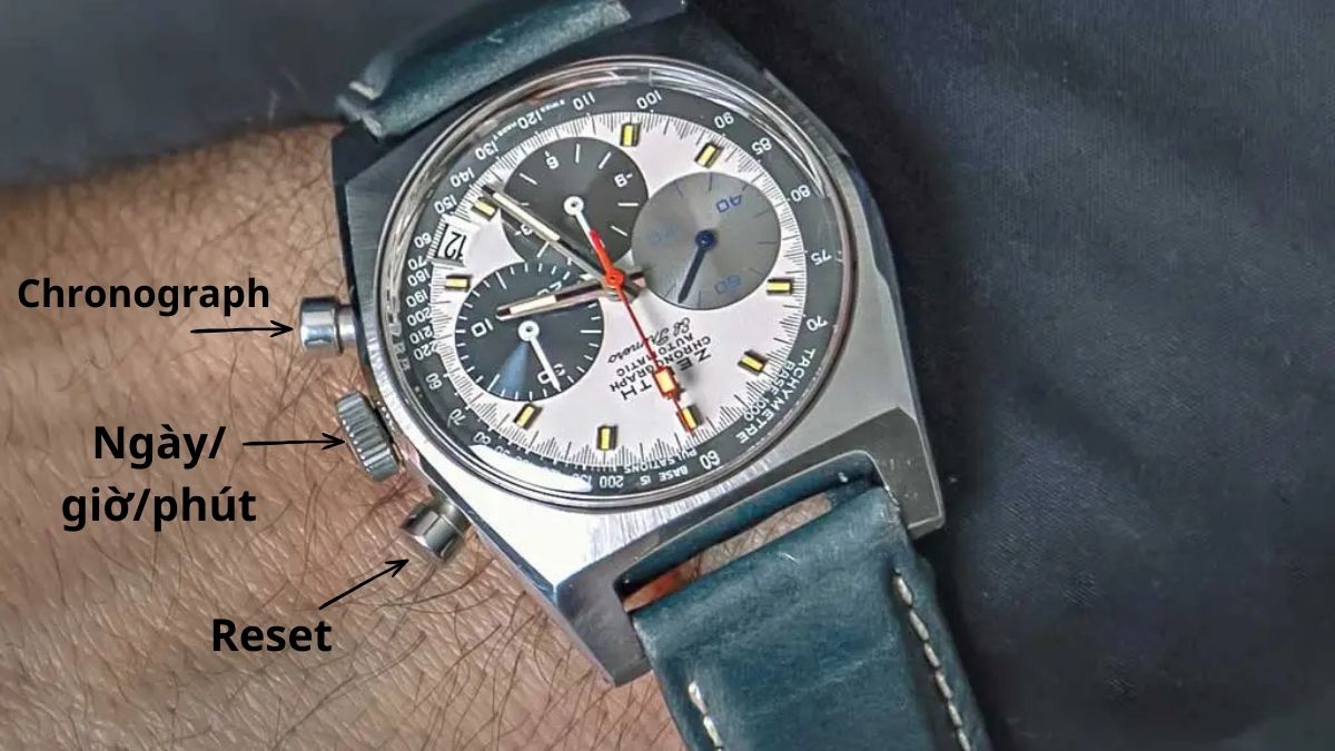 Cách chỉnh đồng hồ 6 kim 3 nút