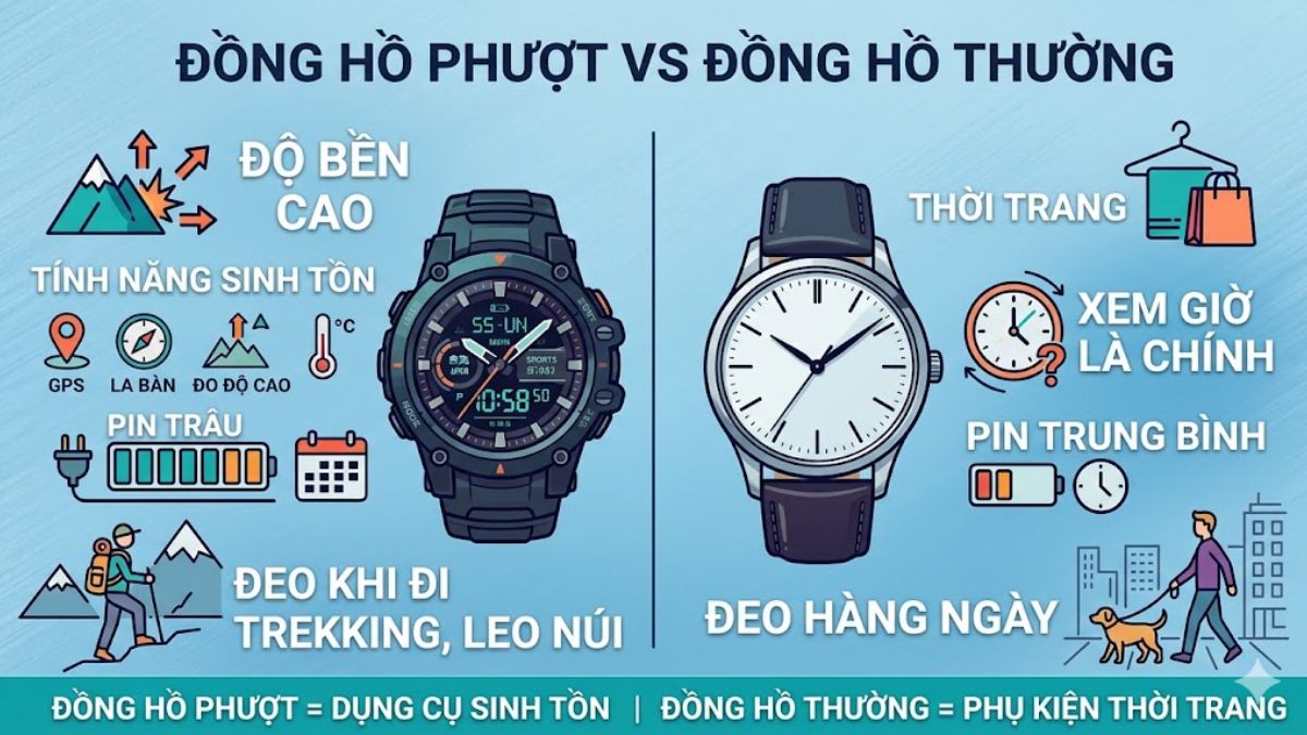 Đồng hồ cho dân phượt là gì