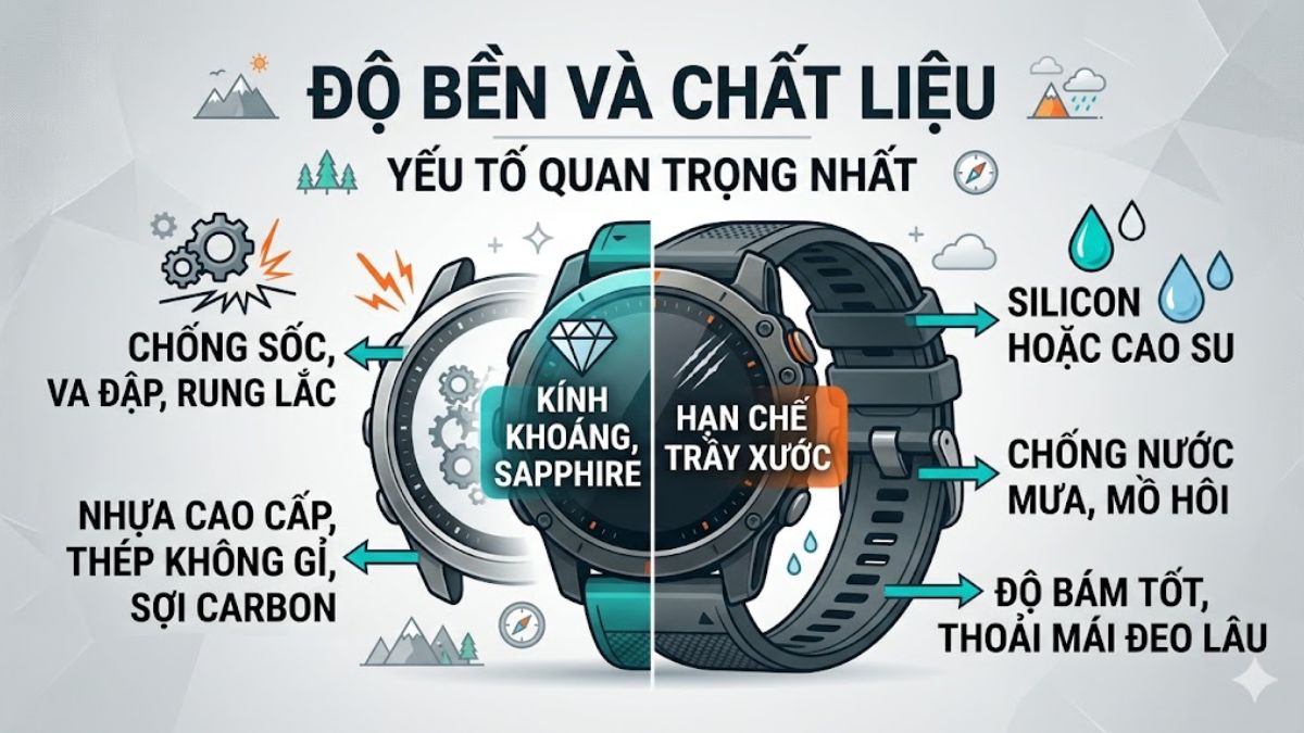 Tiêu chí khi chọn mua đồng hồ đi phượt